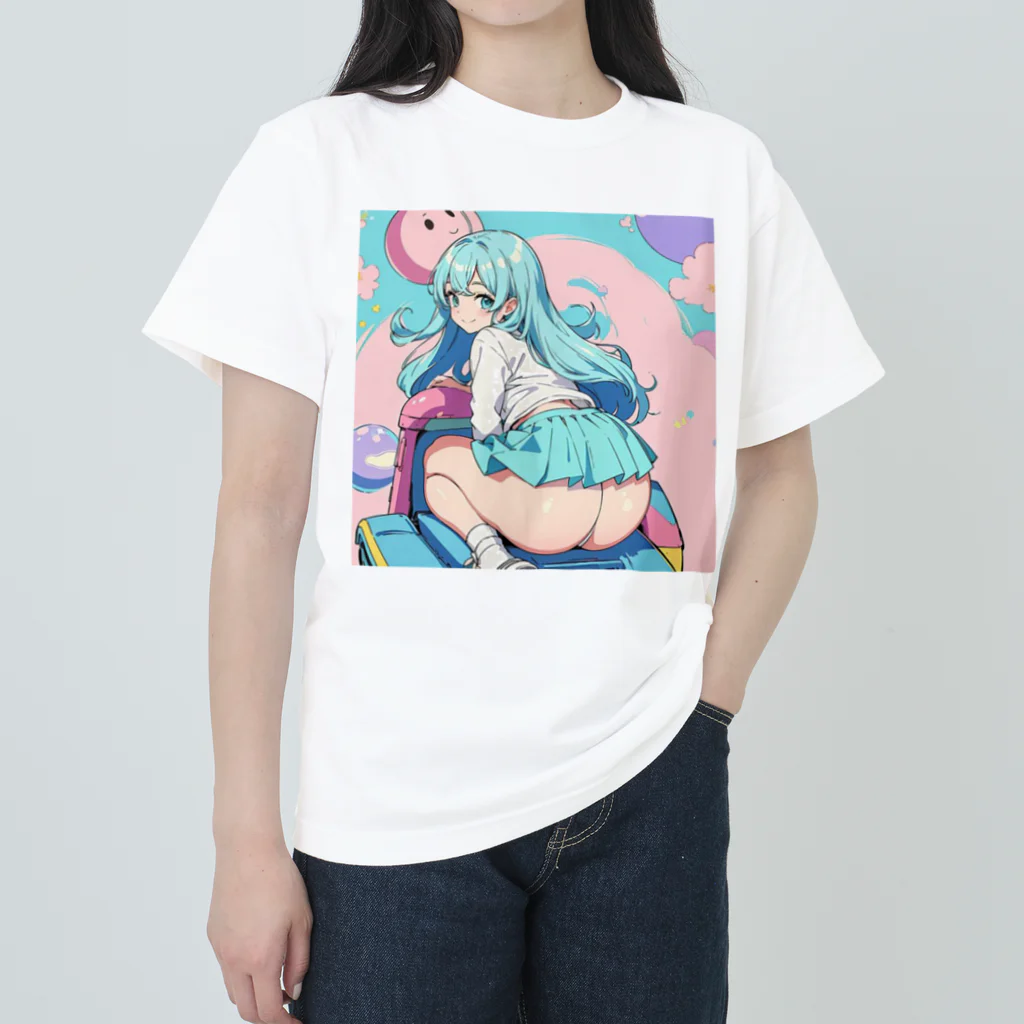 yozoraniyumeoの魔法戦車少女 ヘビーウェイトTシャツ