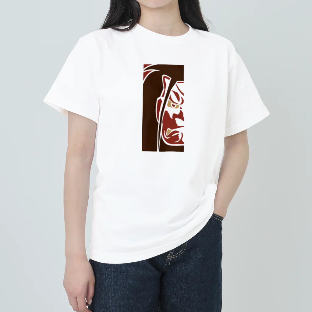 inae-doの佐渡ヶ島の鬼太鼓（黒鬼） Heavyweight T-Shirt