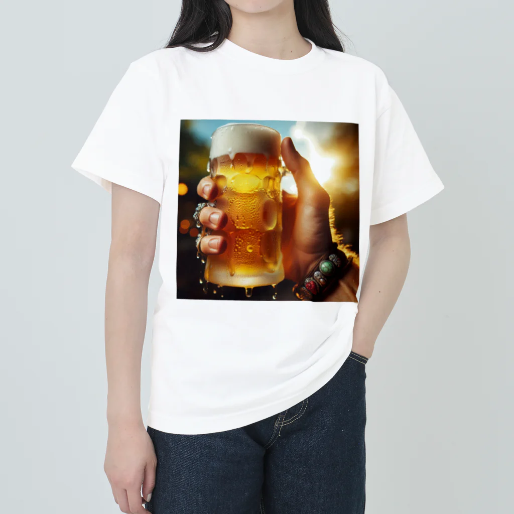 yuriseのビールグッズ ヘビーウェイトTシャツ