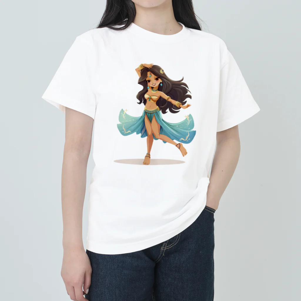 AQUAMETAVERSEのベリーダンス　 Tomoe bb 2712 ヘビーウェイトTシャツ