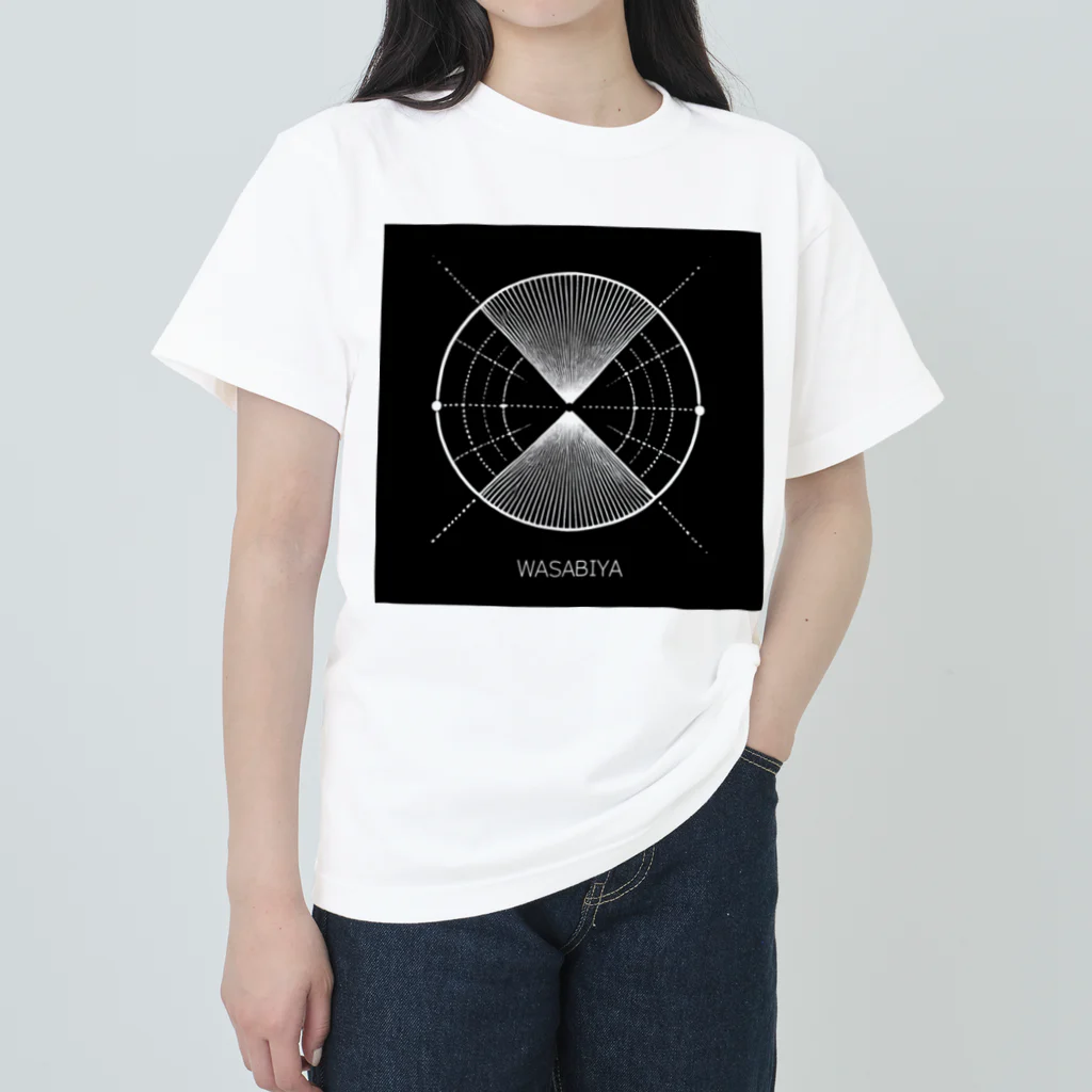 わさび屋の「Ｅ＝ｍｃ²」×WASABIYA Heavyweight T-Shirt