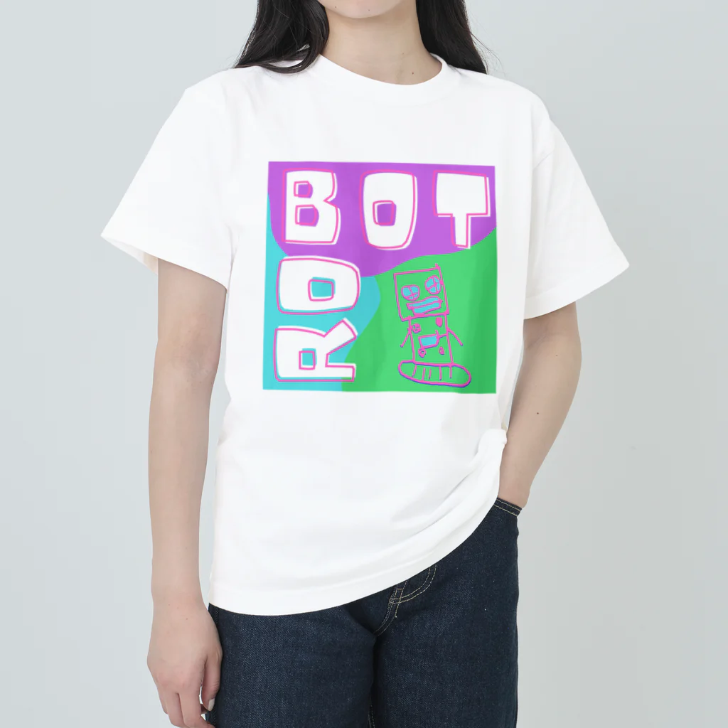 design labのBOT BOY - Pink Pop Edition Heavyweight T-Shirt