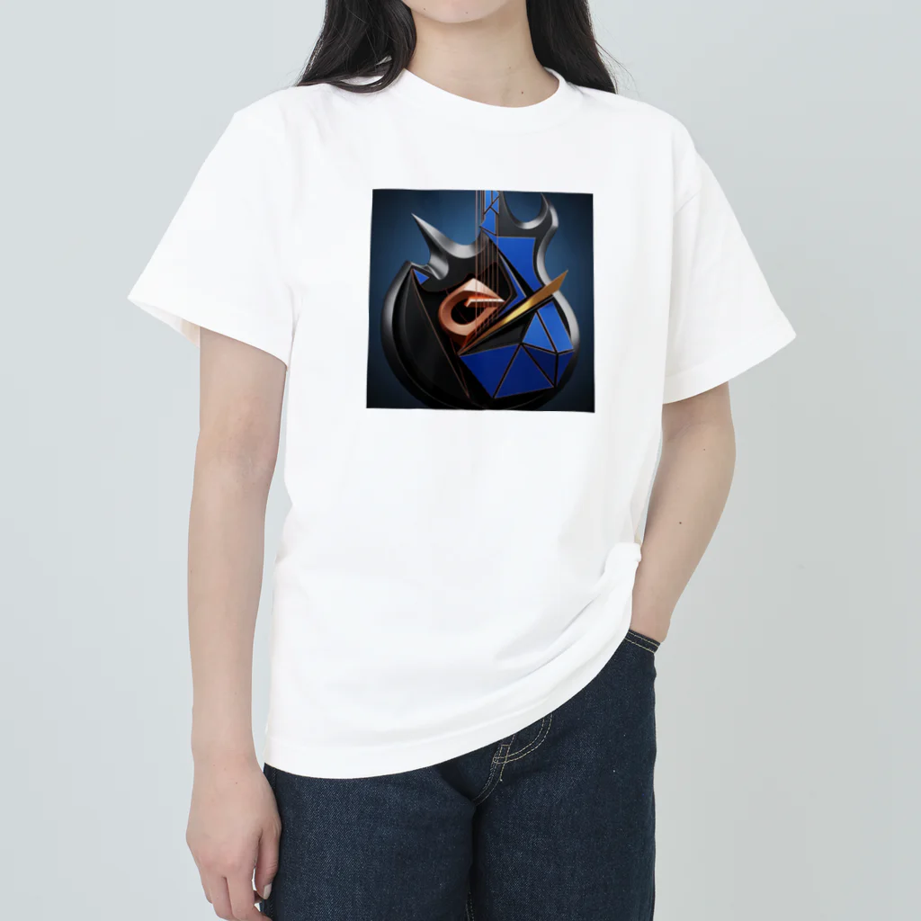 EijiPonの幾何学の楽器 Heavyweight T-Shirt