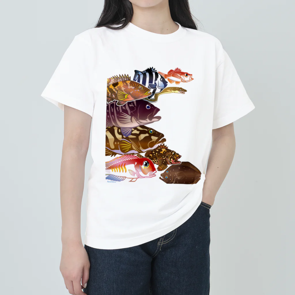 MUSEUM LAB SHOP MITのお魚をまとうTシャツ＊ソコモノ ヘビーウェイトTシャツ