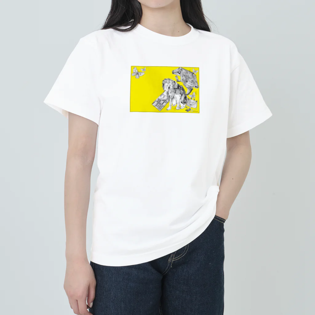 made blueのRetro Design Letter ヘビーウェイトTシャツ