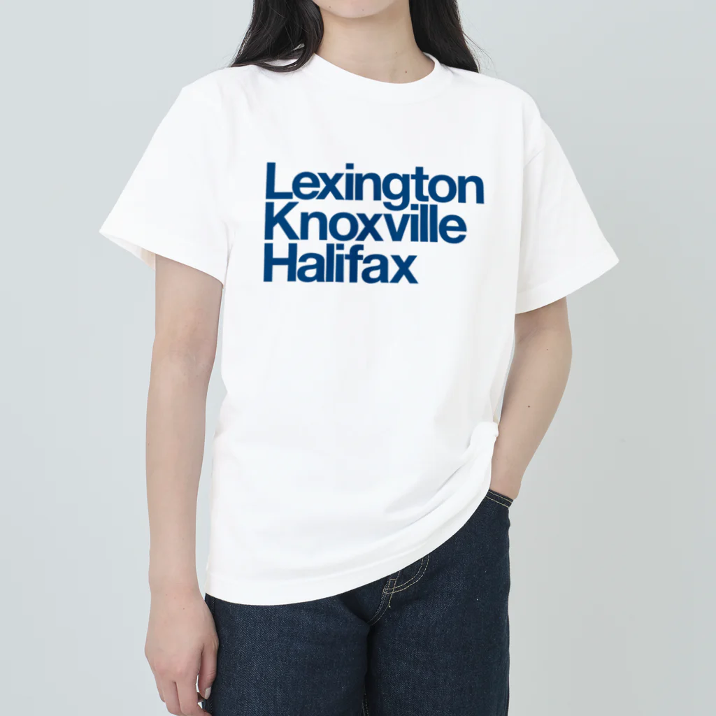 handgraphicsの北米の地名 Heavyweight T-Shirt