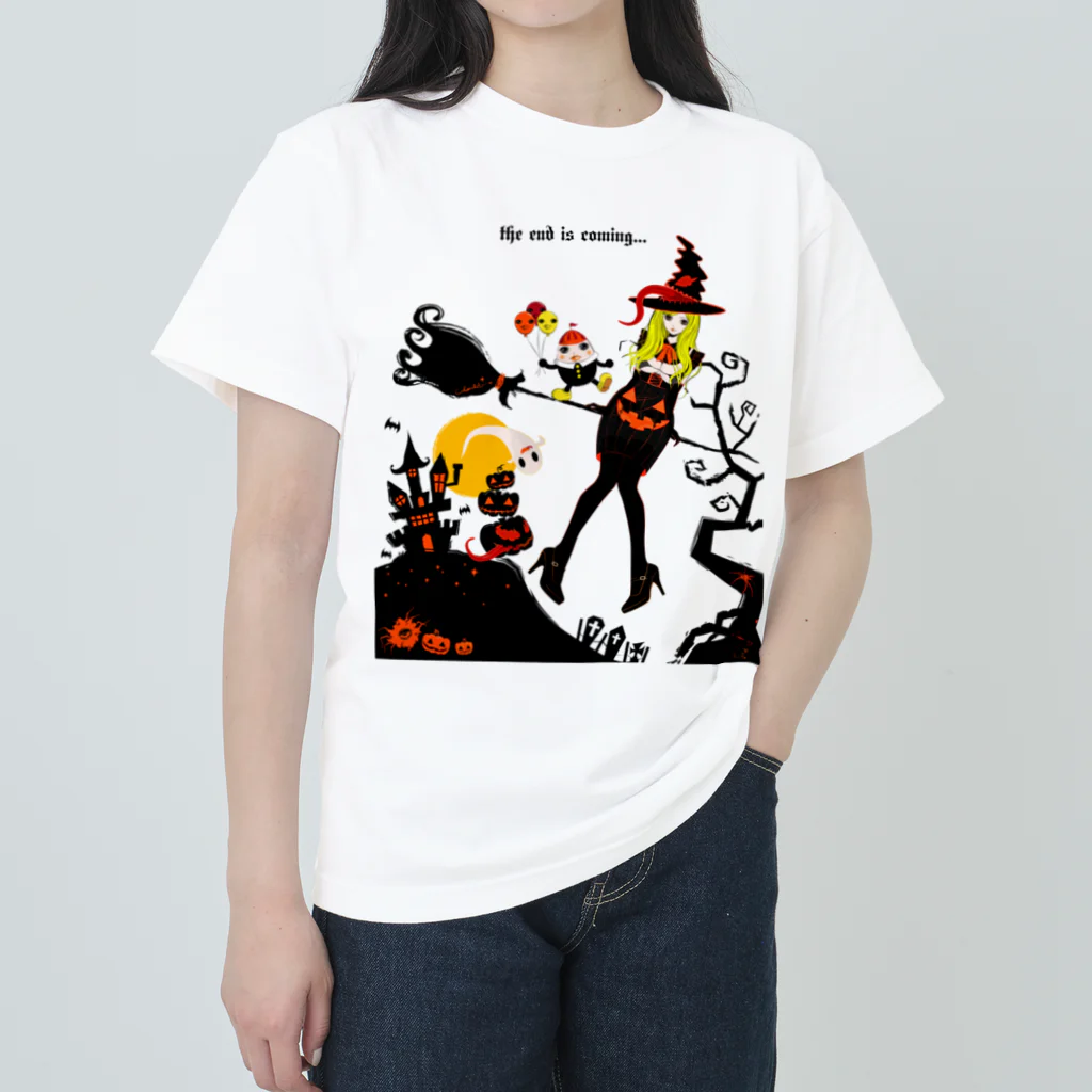 loveclonesのALICE THE END ハロウィンのアリスドール Heavyweight T-Shirt