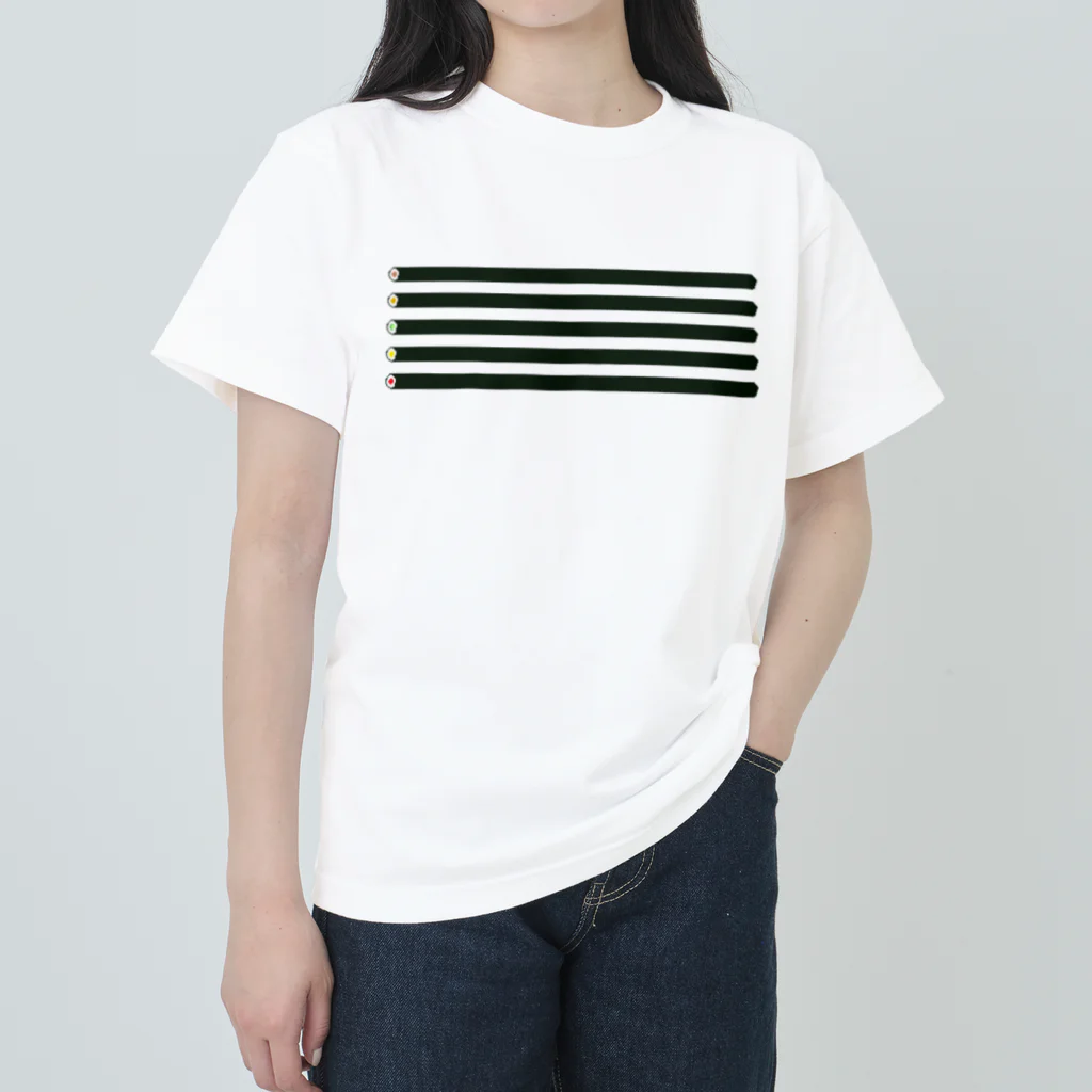 蛇口〆太のお店のお寿司・巻物 ヘビーウェイトTシャツ