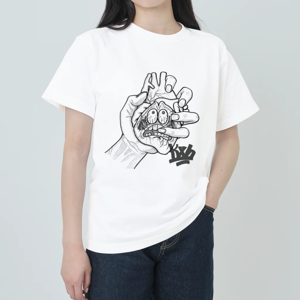 バイク好きのTシャツ屋の絶体絶命 Heavyweight T-Shirt