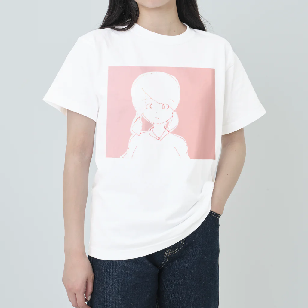 水草のナウ・ガール４１ Heavyweight T-Shirt