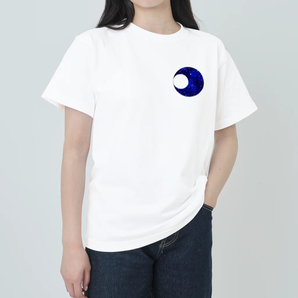 采-aya-の青い月 Heavyweight T-Shirt