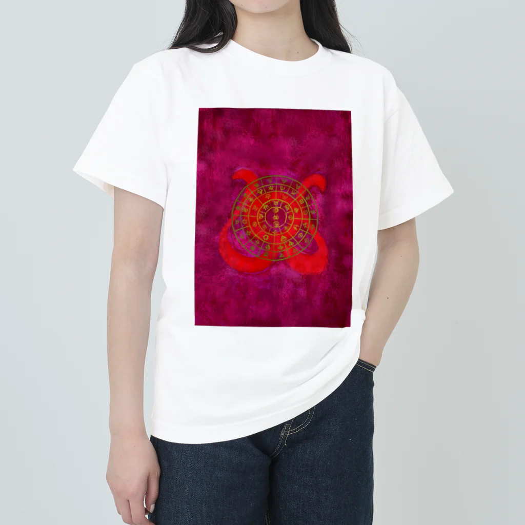 WAMI ARTのフトマニ赤金 ヘビーウェイトTシャツ