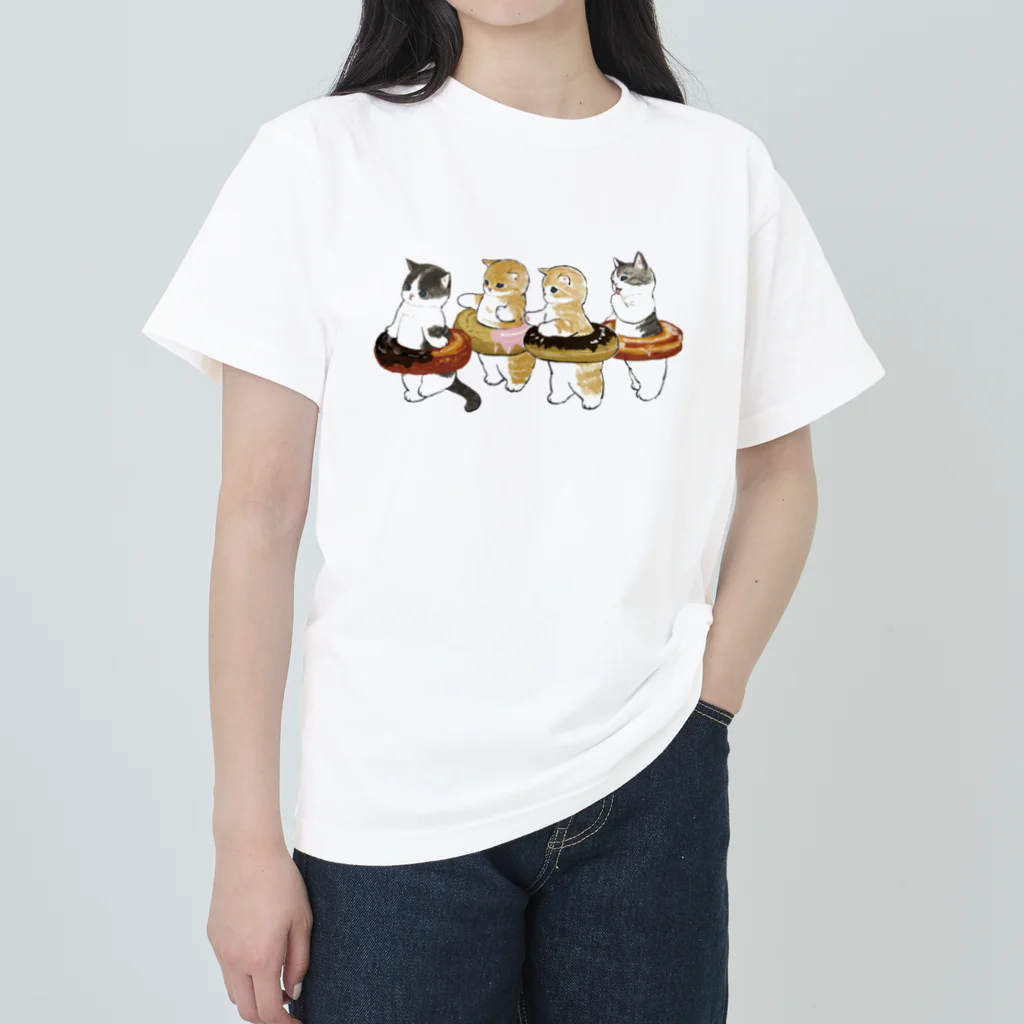 mofusandのドーナッツにゃん Heavyweight T-Shirt