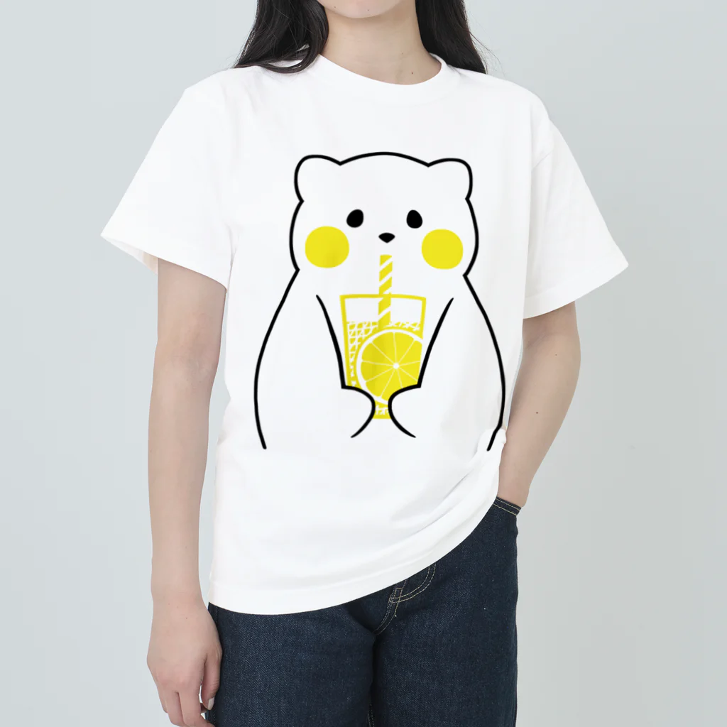 tafu tafuのレモネードしろさん Heavyweight T-Shirt