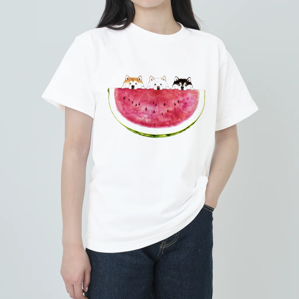 wankorosobaのスイカＴシャツ Heavyweight T-Shirt