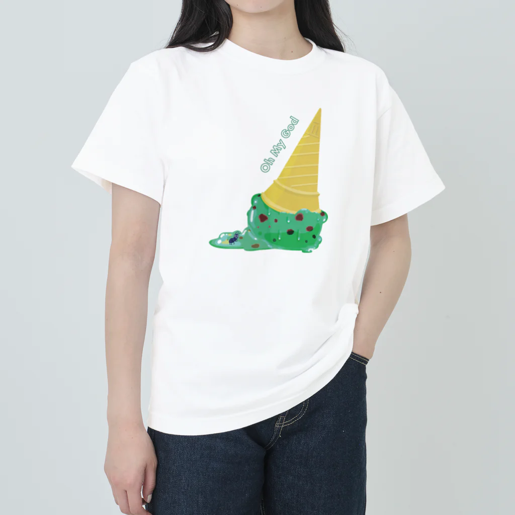 スロータイプ書店 Slowtype BooksのOMG チョコミント 194 ヘビーウェイトTシャツ