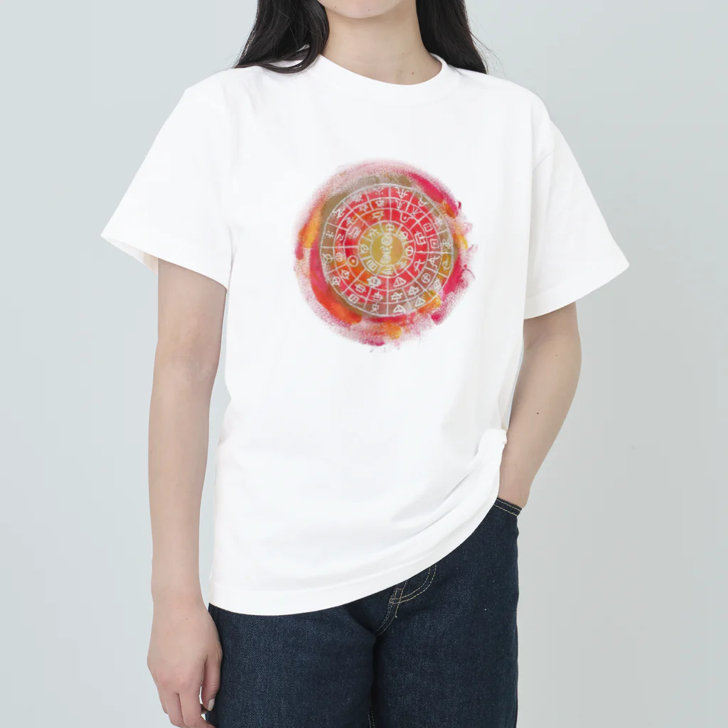 WAMI ARTのフトマニ(赤) Heavyweight T-Shirt