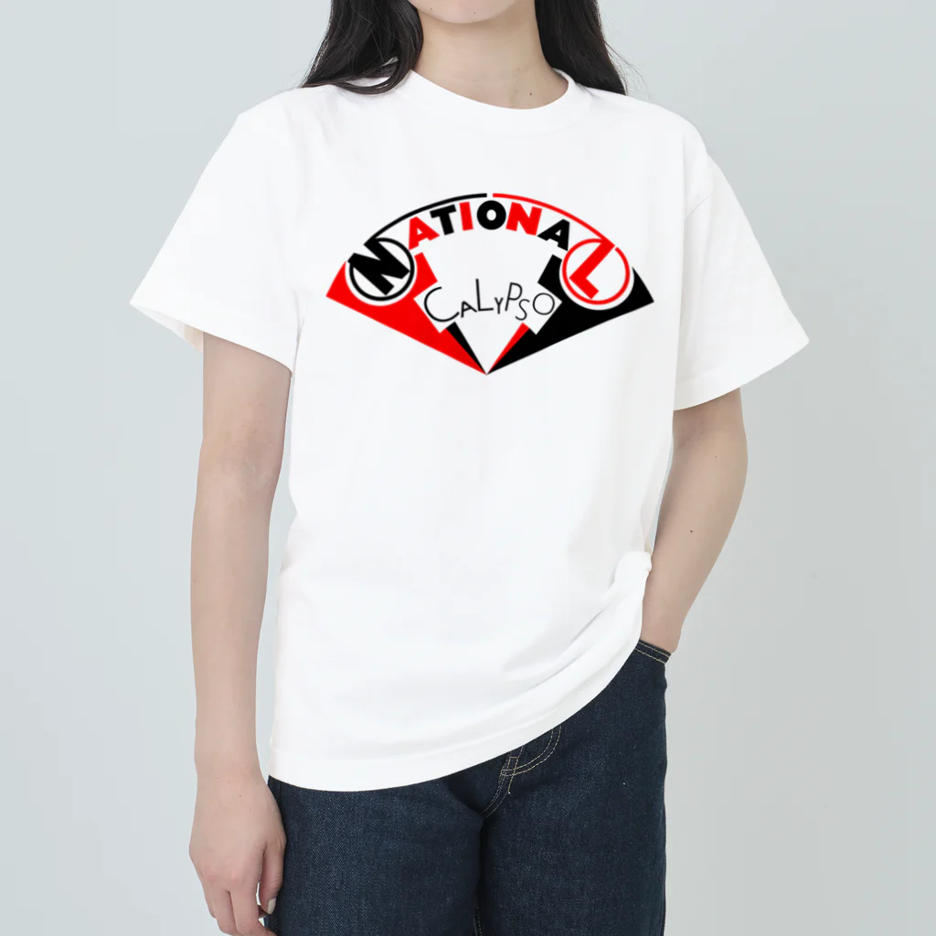 カリプソ地獄のNATIONALレーベル2 ヘビーウェイトTシャツ