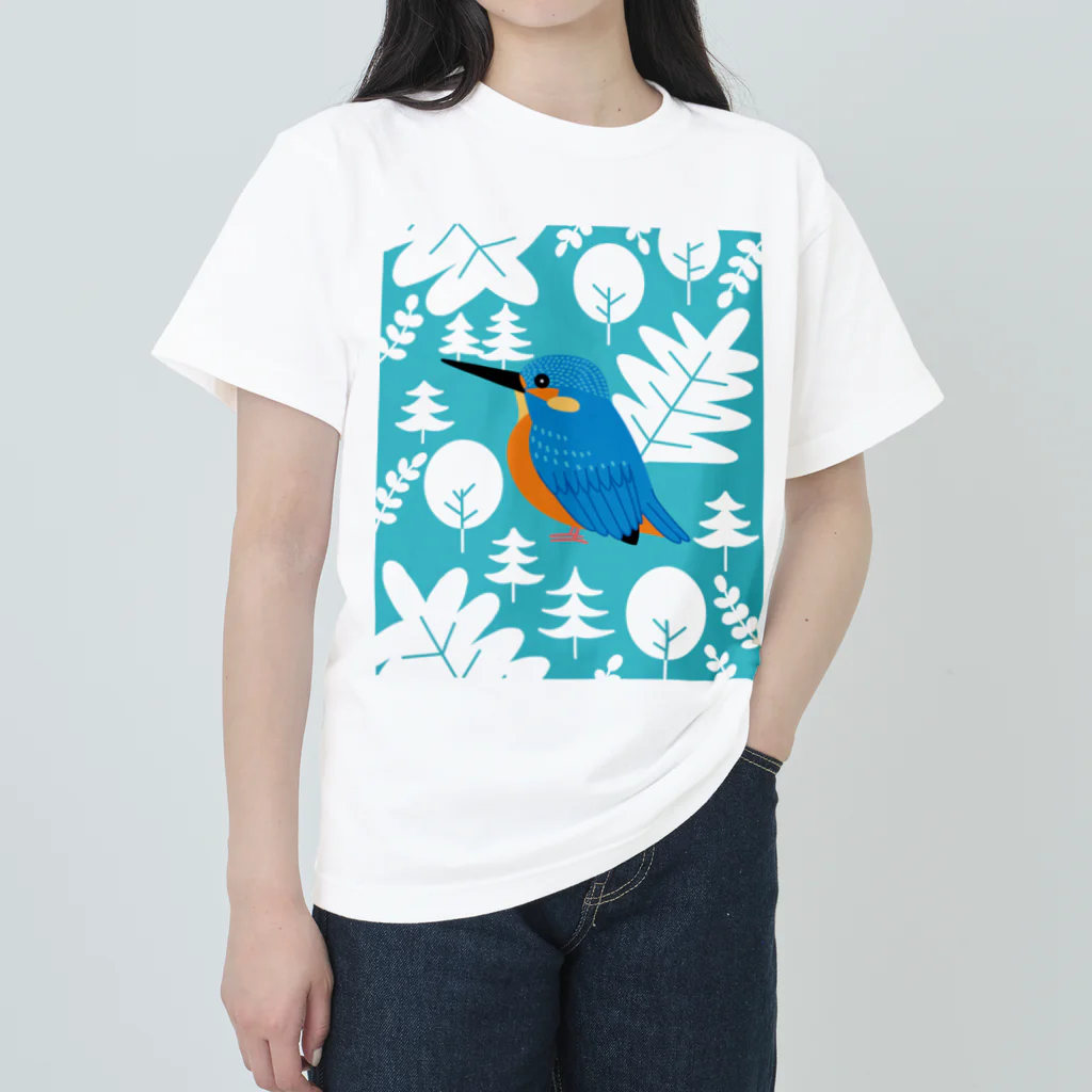 SINOBIのカワセミくん Heavyweight T-Shirt