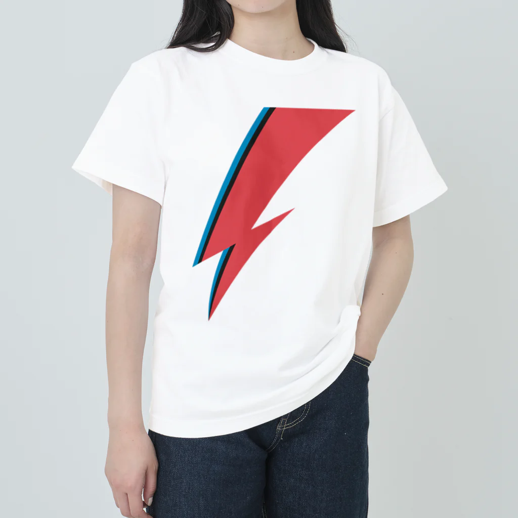 DRIPPEDのLIGHTNING BOLT -GLAM ROCK MAKE UP- ヘビーウェイトTシャツ