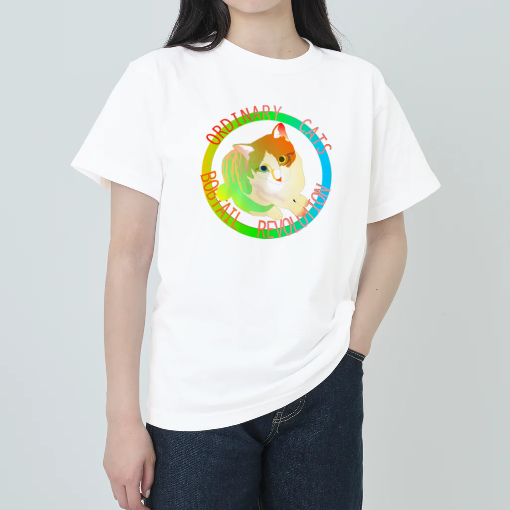 『NG （Niche・Gate）』ニッチゲート-- IN SUZURIのOrdinary Cats03h.t.(春) Heavyweight T-Shirt