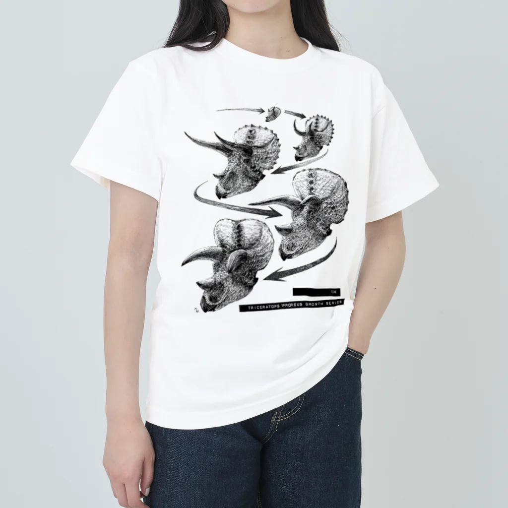 segasworksのTriceratops prorsus growth series ヘビーウェイトTシャツ