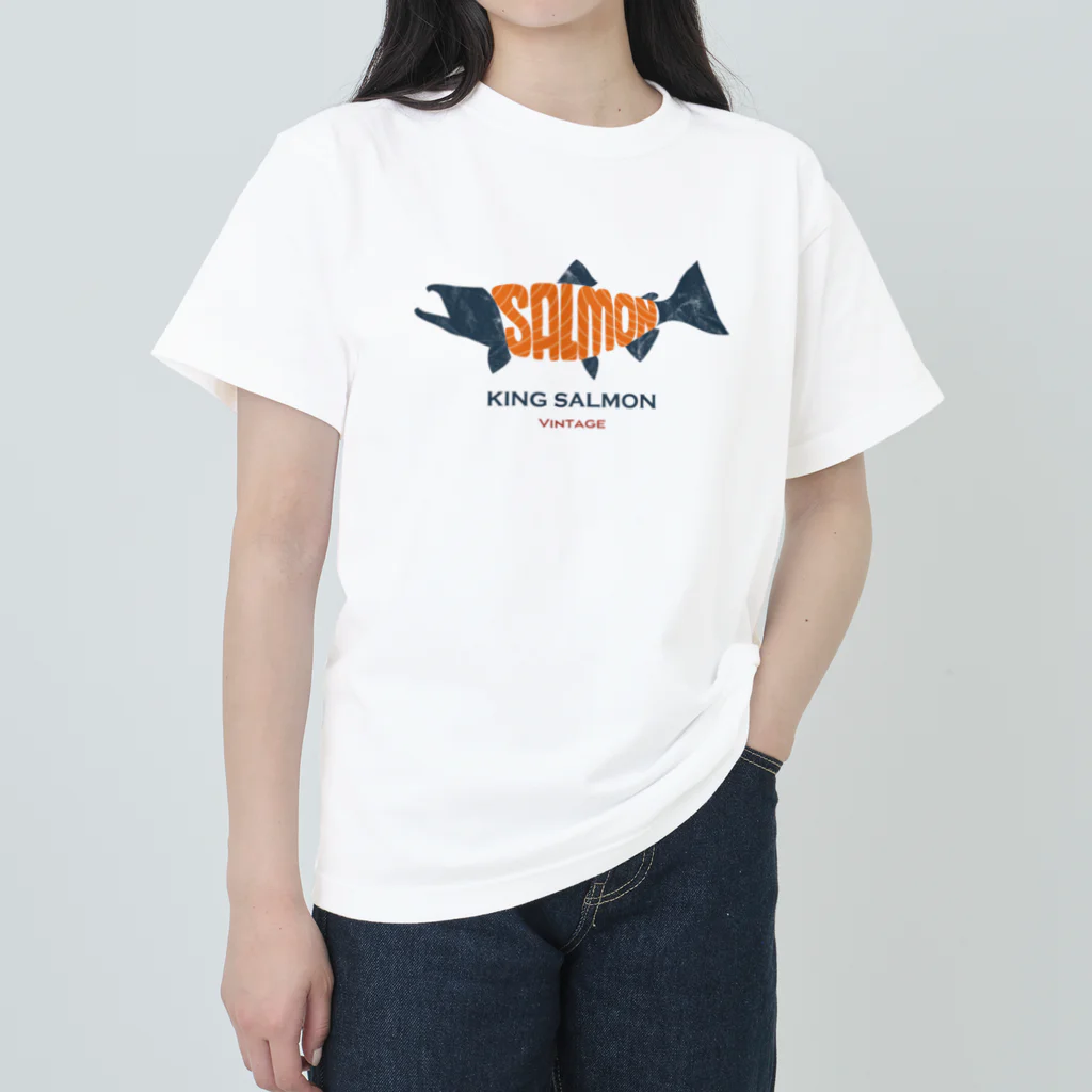 kg_shopのKING SALMON -Vintage- ヘビーウェイトTシャツ