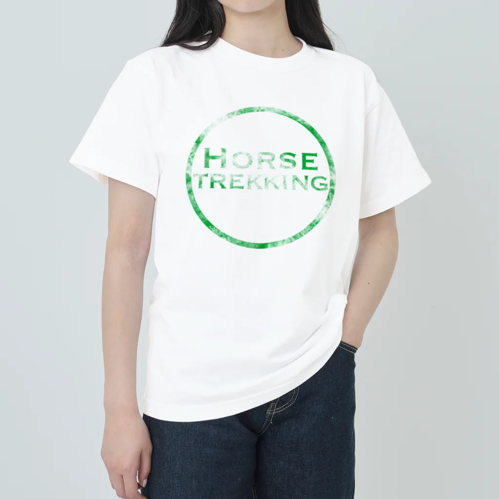 yuriekonoのHORSE TREKKING Heavyweight T-Shirt