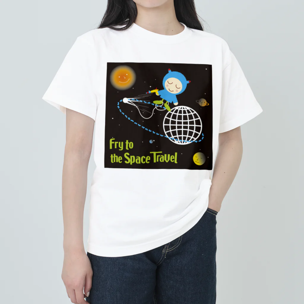 ファンシーファミリーファンタジーのスペース・ベイビー Heavyweight T-Shirt