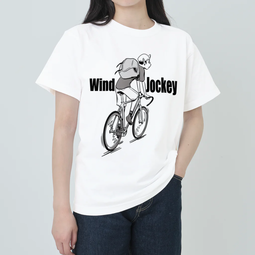 nidan-illustrationの"Wind Jockey" ヘビーウェイトTシャツ