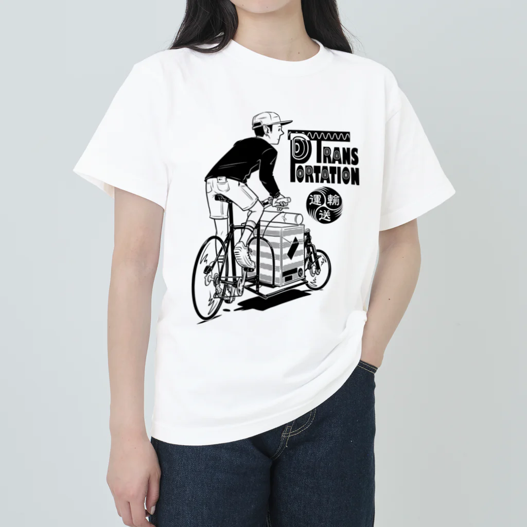 nidan-illustrationの"TRANSPORTATION" ヘビーウェイトTシャツ