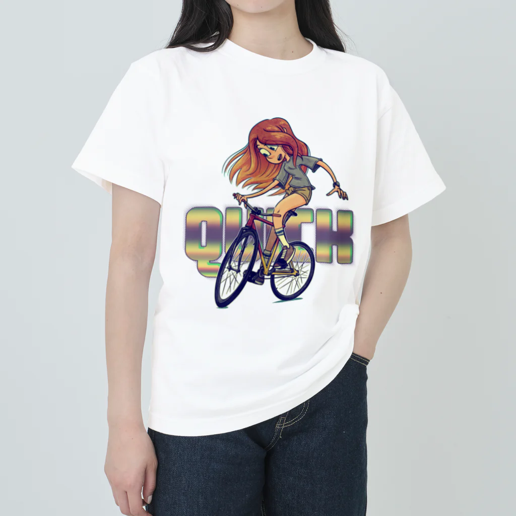 nidan-illustrationの”QUICK” ヘビーウェイトTシャツ