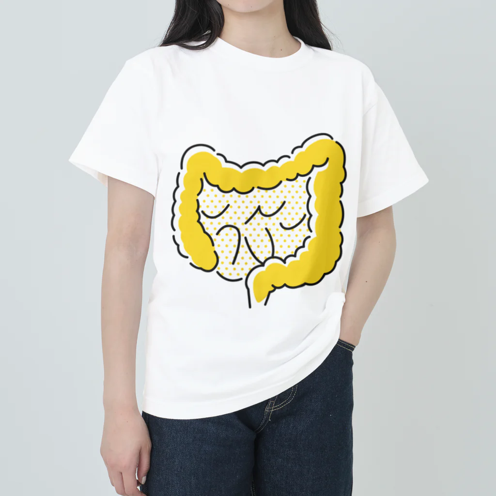 8anna storeの人体のなぞ。シンプルな大腸。 Heavyweight T-Shirt