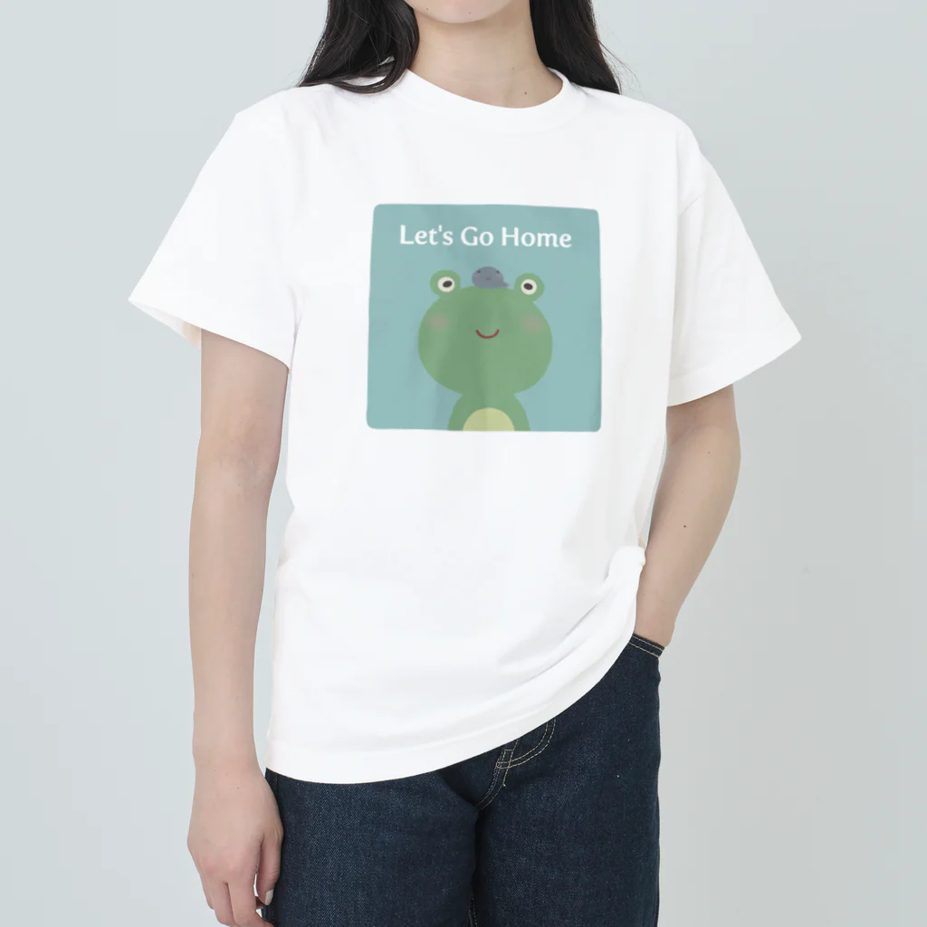 kg_shopのLet's Go Home Heavyweight T-Shirt