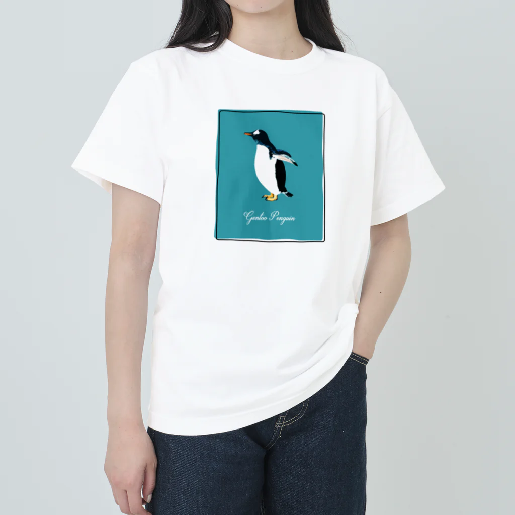 kg_shopのジェンツーペンギン【水彩デザイン】 Heavyweight T-Shirt