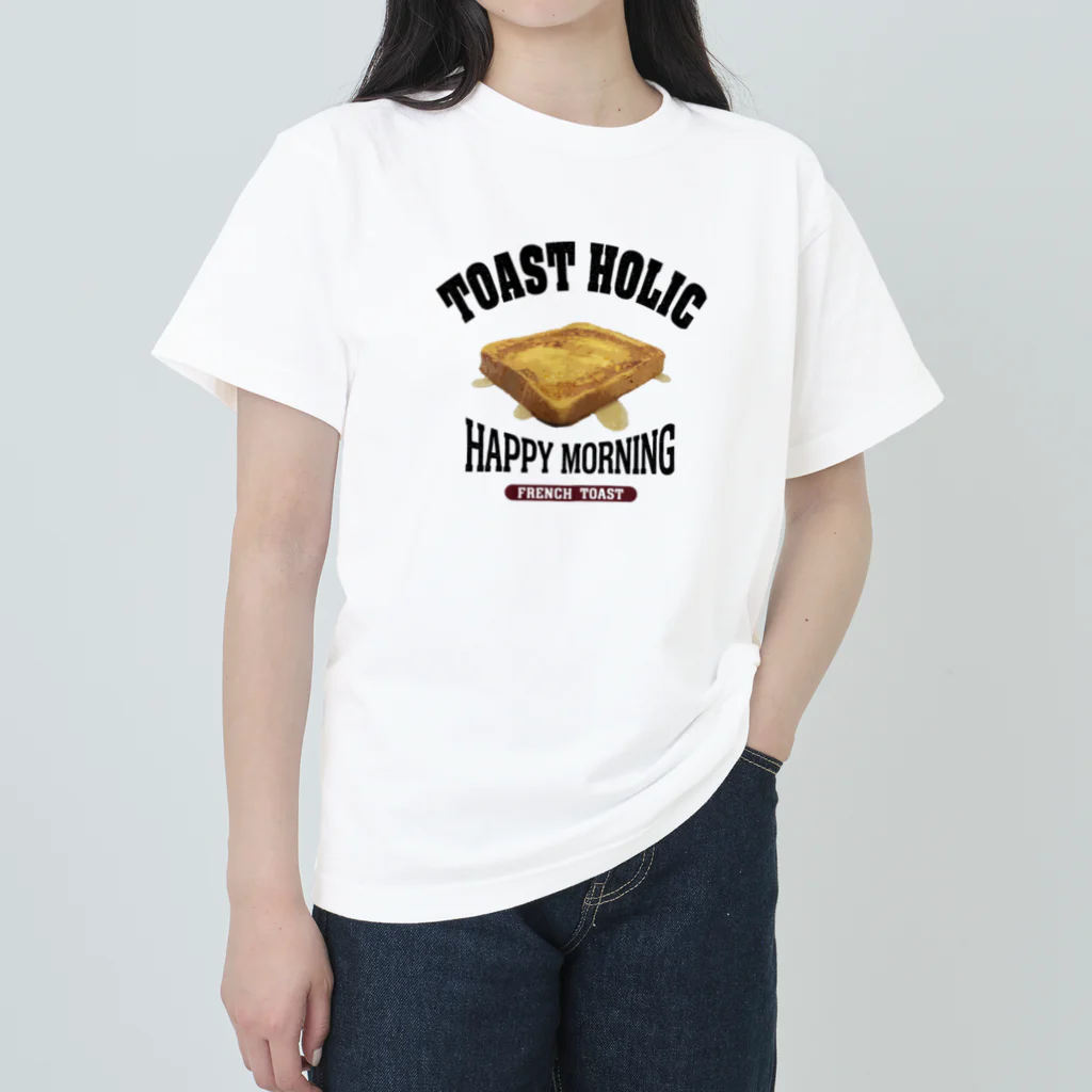 メシテロタイプ（飯テロTシャツブランド）のフレンチトースト（アレンジトースト ビンテージ風） ヘビーウェイトTシャツ