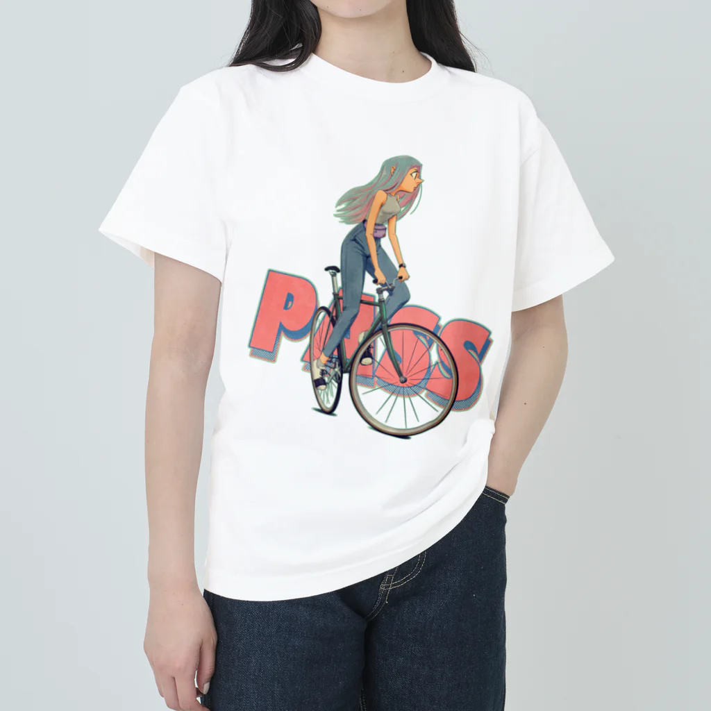 nidan-illustrationの"PASS" ヘビーウェイトTシャツ