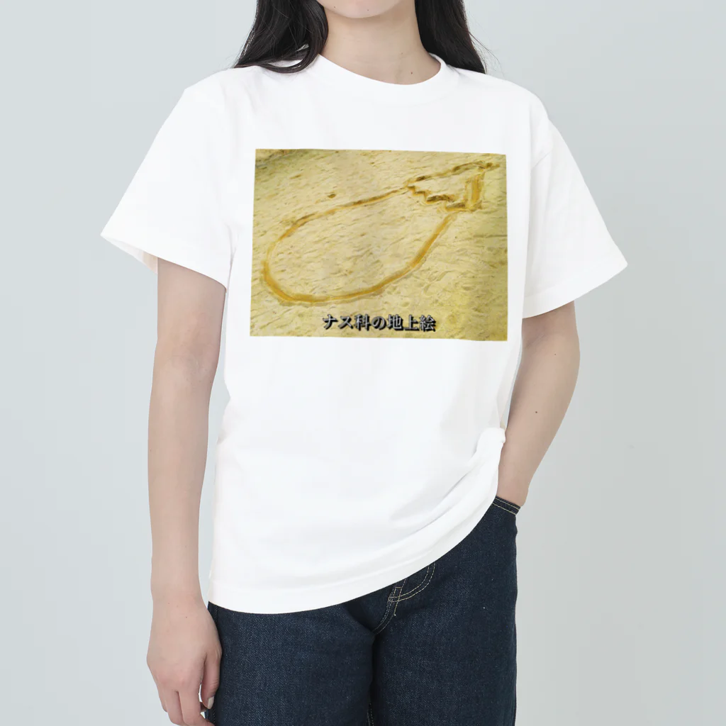 39Sのナス科の地上絵 ヘビーウェイトTシャツ