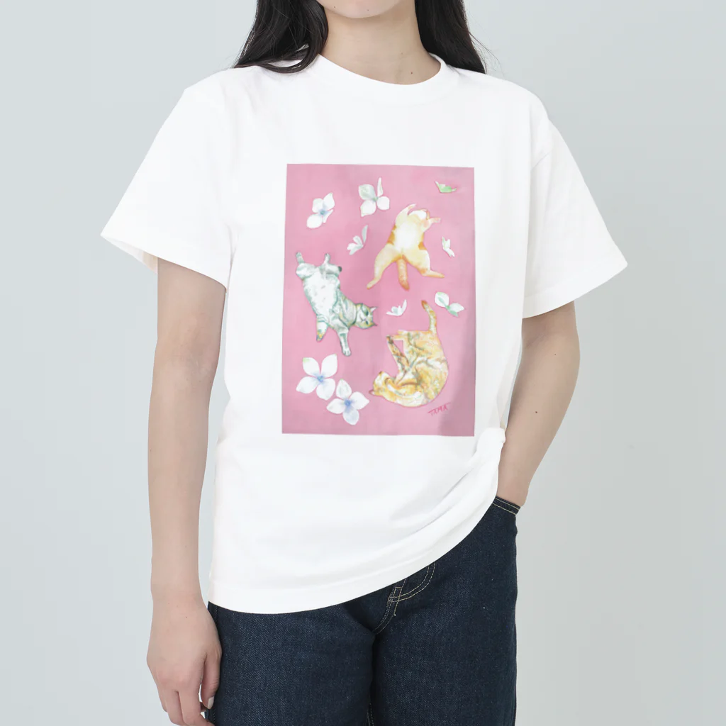 りとるたまの夢心地 ヘビーウェイトTシャツ