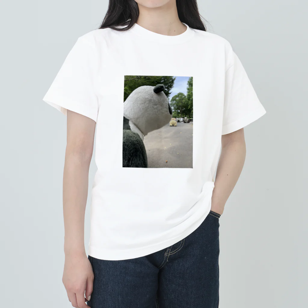 Nyanpyouのデパートのパンダ Heavyweight T-Shirt