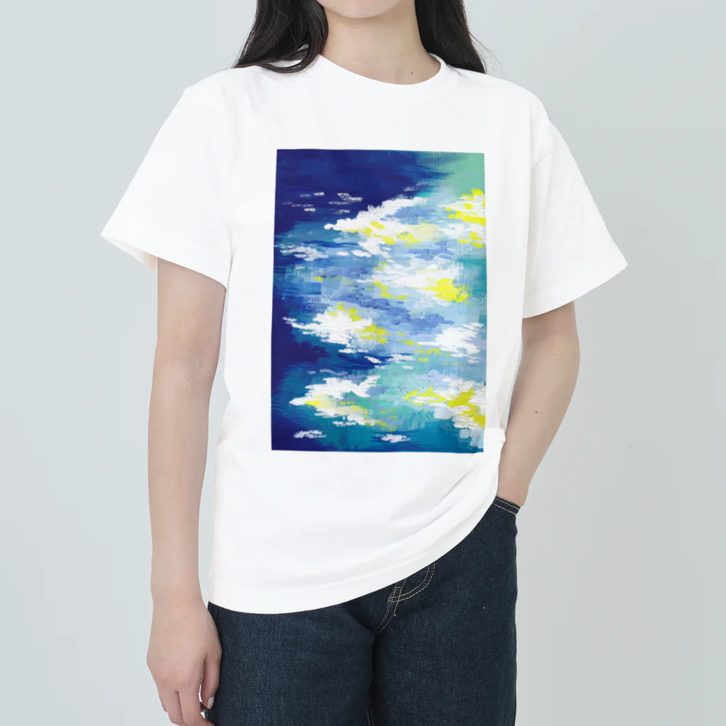 sketchbook shopの青の淵 Heavyweight T-Shirt