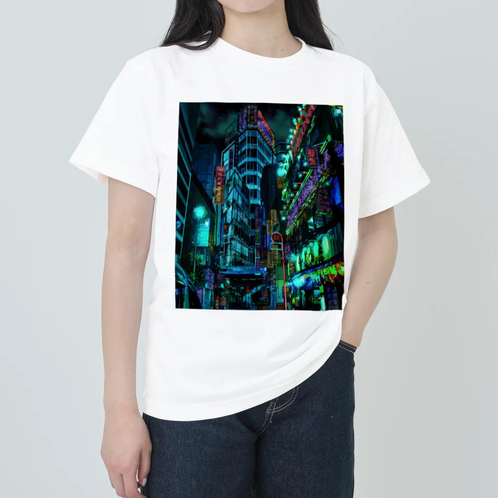 aero_acidのcyberpunk  tokyo Heavyweight T-Shirt