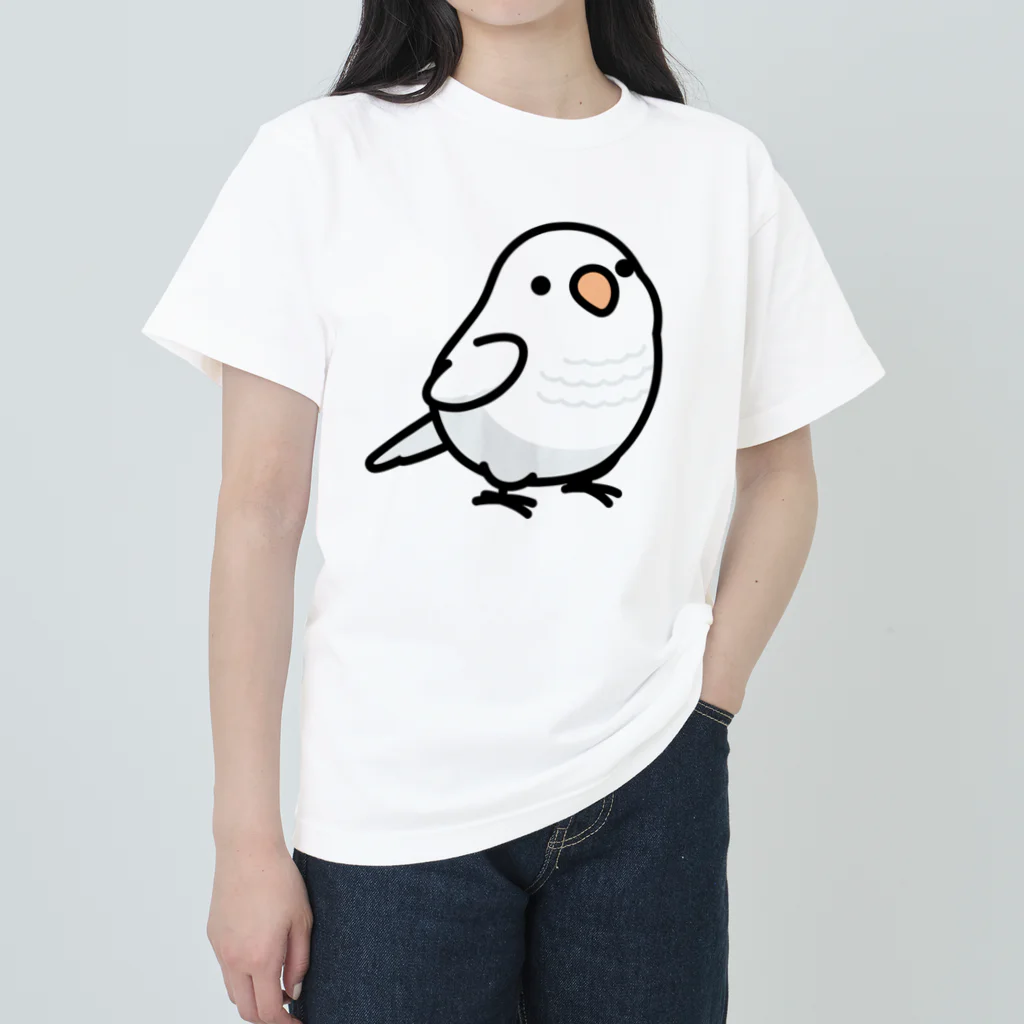 Cody the LovebirdのChubby Bird オキナインコ Heavyweight T-Shirt