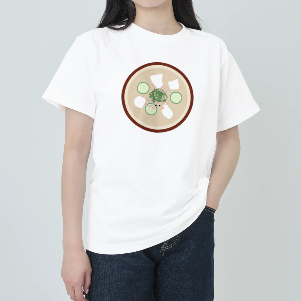 cotton-berry-pancakeの冷や汁ちゃん ヘビーウェイトTシャツ