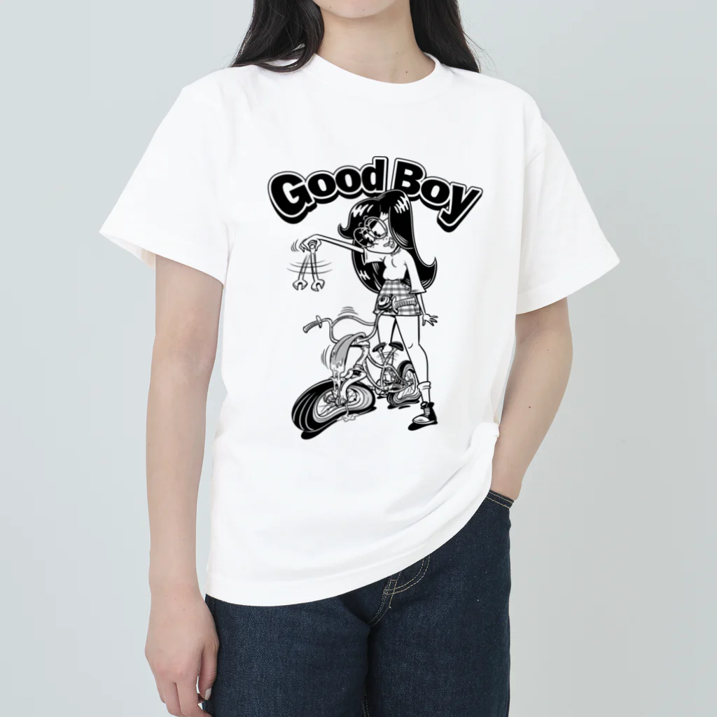 nidan-illustrationの"Good Boy" ヘビーウェイトTシャツ