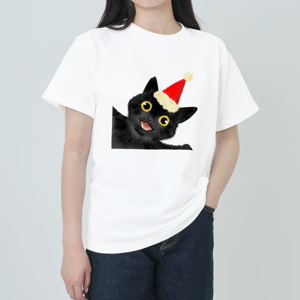 SHOP ベアたんの黒猫のやまとくん ヘビーウェイトTシャツ