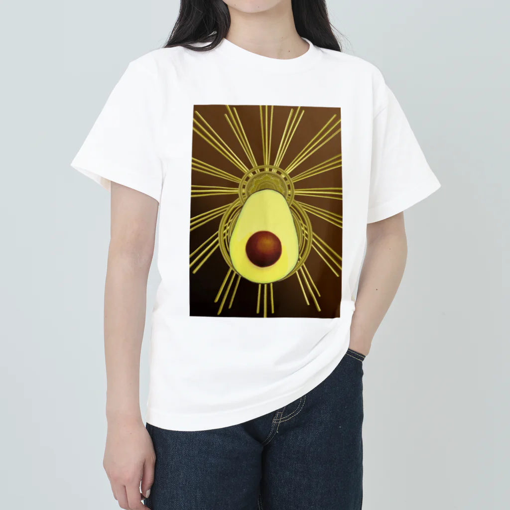 目野正月のアボ仏 Heavyweight T-Shirt