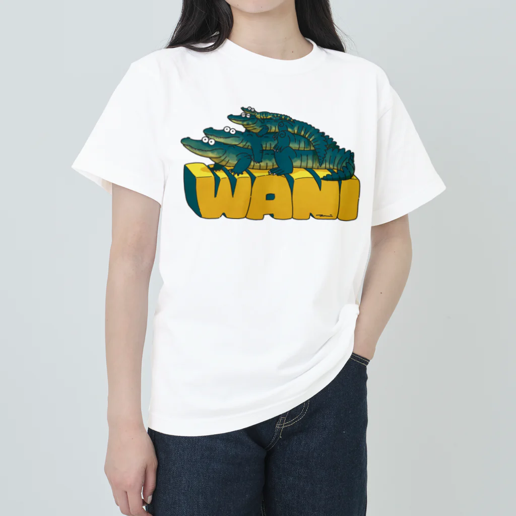 あめみやのWANIワニ Heavyweight T-Shirt