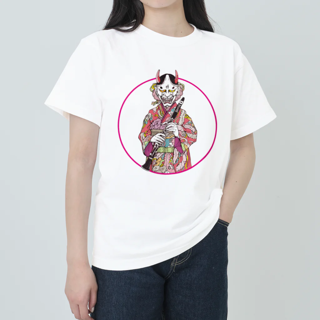 宮﨑　愛のClarinet×般若 ヘビーウェイトTシャツ