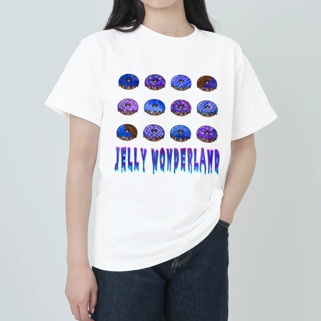 【公式】JELLY WONDERLAND【ショップ】のジェリードーナツ ヘビーウェイトTシャツ